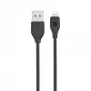WIWU Wi-C001 Pioneer Series UBS-A - Lightning kábel 2.4A 1m - fekete