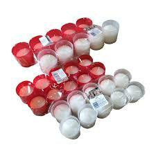  WK30 mécsesbetét 4,7 cm 25 g 8 órás - Piros dekorációs kellék