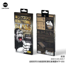 WK Design WK iPhone 12 Pro Max(6,7) Kingkong 3D üvegfólia WTP-050 - Fekete mobiltelefon kellék