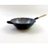  Wok serpenyõ zománcozott nyeles 30 cm