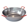  Wok serpenyő Paella rozsdamentes acél 65cm 54186