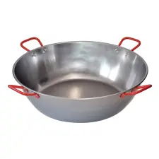  Wok serpenyő Paella rozsdamentes acél 65cm 54186 edény