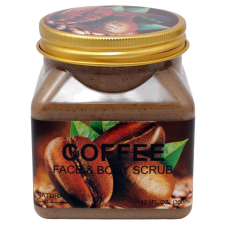 Wokali természetes kávés bőrradír arcra és testre, 350 ml testradír