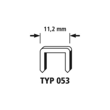 Wolfcraft Acélkapocs készlet 2000db Wolfcraft 7026000 Typ 053 (7026000) gemkapocs, tűzőkapocs