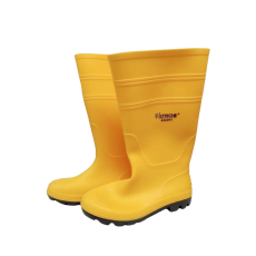 Wolker Csizma PVC csúszásgátló talp vegyi anyagok olaj ellen sárga 40 Hoteche