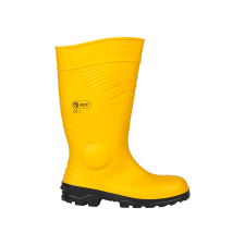 Wolker Csizma PVC férfi rövid szárú sárga 48 munkavédelmi cipő