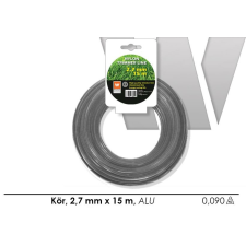 Wolker Fűnyíró damil 2,7mmx15m ALU kör Trimmer Line Profi barkácsgép tartozék