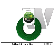 Wolker Fűnyíró damil 2,7mmx15m csillag Trimmer Line Profi barkácsgép tartozék