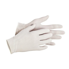 Wolker Kesztyű 1xhasználatos latex, púderes 90db-os XL