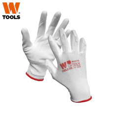 Wolker Kesztyű precíziós szerelő fehér M/8 WTools