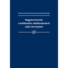 Wolters Kluwer Nagykommentár a befektetési vállalkozásokról szóló törvényhez egyéb e-könyv