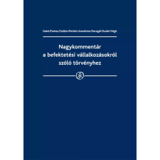 Wolters Kluwer Nagykommentár a befektetési vállalkozásokról szóló törvényhez egyéb e-könyv