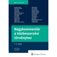 Wolters Kluwer Nagykommentár a közbeszerzési törvényhez társadalom- és humántudomány