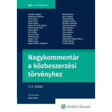 Wolters Kluwer Nagykommentár a közbeszerzési törvényhez egyéb e-könyv