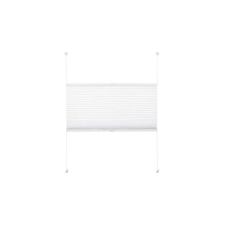 Woltu 50×100 cm feszített pliszé, fúrás nélkül, fehér lakástextília