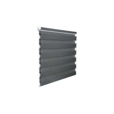 Woltu 60x150 cm sávos roló, dupla roló, zebra roló, fúrás nélkül, sötétszürke lakástextília