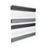  Woltu 65×150 cm sávos roló, dupla róló, zebra roló, 3 színű, fúrás nélkül