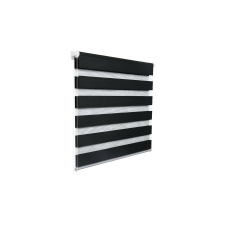  Woltu 70x150 cm sávos roló, dupla roló, zebra roló, fúrás nélkül, antracit lakástextília