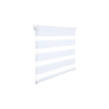  Woltu 90 X 220 cm sávos roló, dupla roló, zebra roló, fúrás nélkül, fehér