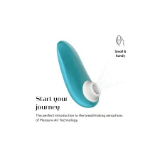 Womanizer Starlet 3 - léghullámos csiklóizgató  Szín: türkiz vibrátorok