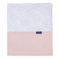Womar Gyerek kétoldalas pléd Velvet Womar 75x100 szürke-lazac lakástextília