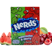  Wonka Nerds Watermelon Cherry - görögdinnyés-vadcseresznyés cukorka 47g csokoládé és édesség
