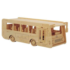 WoodCraft 3D fa mechanikus puzzle - busz fajáték