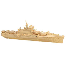 WoodCraft 3D fa mechanikus puzzle - cikráló hajó fajáték