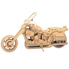 WoodCraft 3D fa mechanikus puzzle - motorkerékpár Harley Davidson II fajáték