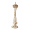 WoodCraft 3D fa mechanikus puzzle - Space Needle Seattle tornya