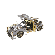 WoodCraft 3D fa mechanikus puzzle Sportautó fajáték