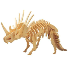WoodCraft 3D fa mechanikus puzzle - Styracosaurus fajáték