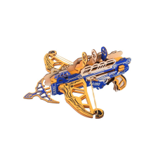 WoodCraft 3D fa mechanikus puzzle - számszeríj színes fajáték