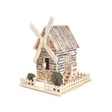 WoodCraft 3D fa mechanikus puzzle - szélmalom II. fajáték