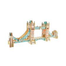 WoodCraft 3D fa mechanikus puzzle - Tower Bridge színes fajáték