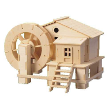 WoodCraft 3D fa mechanikus puzzle - vizimalom fajáték