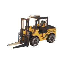 WoodCraft 3D fa puzzle targonca fajáték