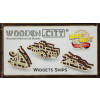 Wooden City 3D fa puzzle, hajók