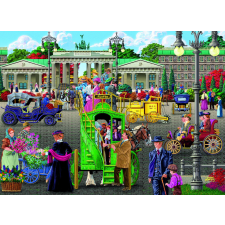 Wooden City 3D fa puzzle, Paris Square in Berlin 505 darab puzzle, kirakós