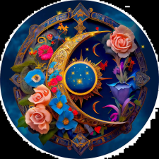  Wooden City virágos hold fa puzzle 505 darabos puzzle, kirakós