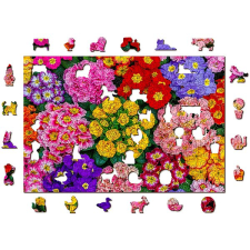 Wooden City Virágzó virágok 2in1 fa puzzle, 505 db puzzle, kirakós