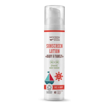 Wooden Spoon bio naptej és testápoló SPF50 100ml naptej, napolaj