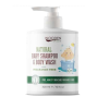 Wooden Spoon Natural BIO baba sampon és tusfürdő, illatmentes, 300ml