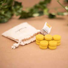Woodestic Crokinole Mini Korong Készlet (6 szín) - Sárga társasjáték