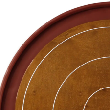 Woodestic Mini Crokinole Silver készlet - Dió , Karmazsin társasjáték