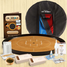 Woodestic Verseny Crokinole Gold készlet - Gőzölt bükk / Ében társasjáték