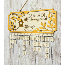 WoodKraft Családi öröknaptár - családi ünnepeink Biléták száma: 45 naptár, kalendárium