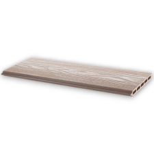 WoodL WPC kerítésléc Woodlook Emboss kerítéselem 180 cm hosszú Mahagón kerítéselem kerítés deszka kerti bútor