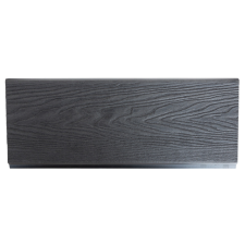 WoodL WPC kerítésléc Woodlook Emboss kerítéselem 361 cm hosszú Antracit kerítéselem kerítés deszka kerti bútor