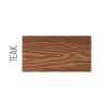 WoodL WPC kerítésléc Woodlook Emboss kerítéselem 361 cm hosszú Teak kerítéselem kerítés deszka